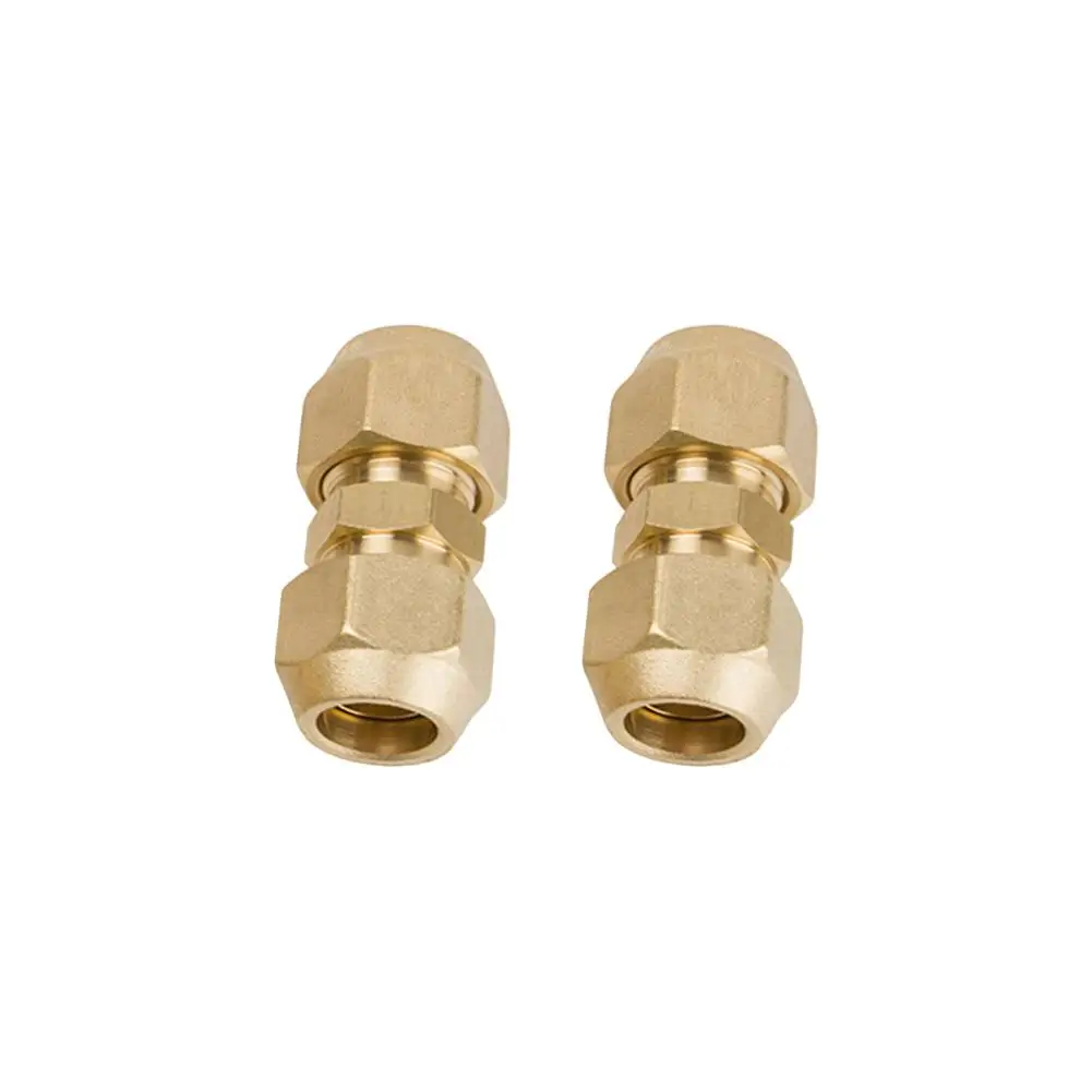 2PCS Nipple Copper Pipe Connector Extension For Air Conditioning Systems Double Nipple For Copper Pipes