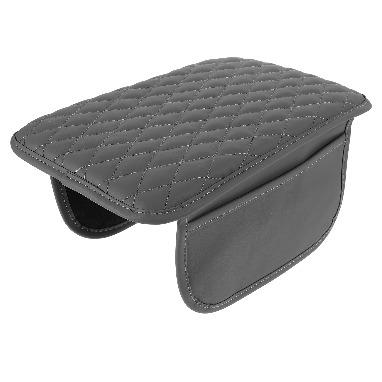 

Universal Car Armrest Cushion Center Cover Pu Durable Comfortable Seat Protector Anti Slip Storage Pad Easy Installation