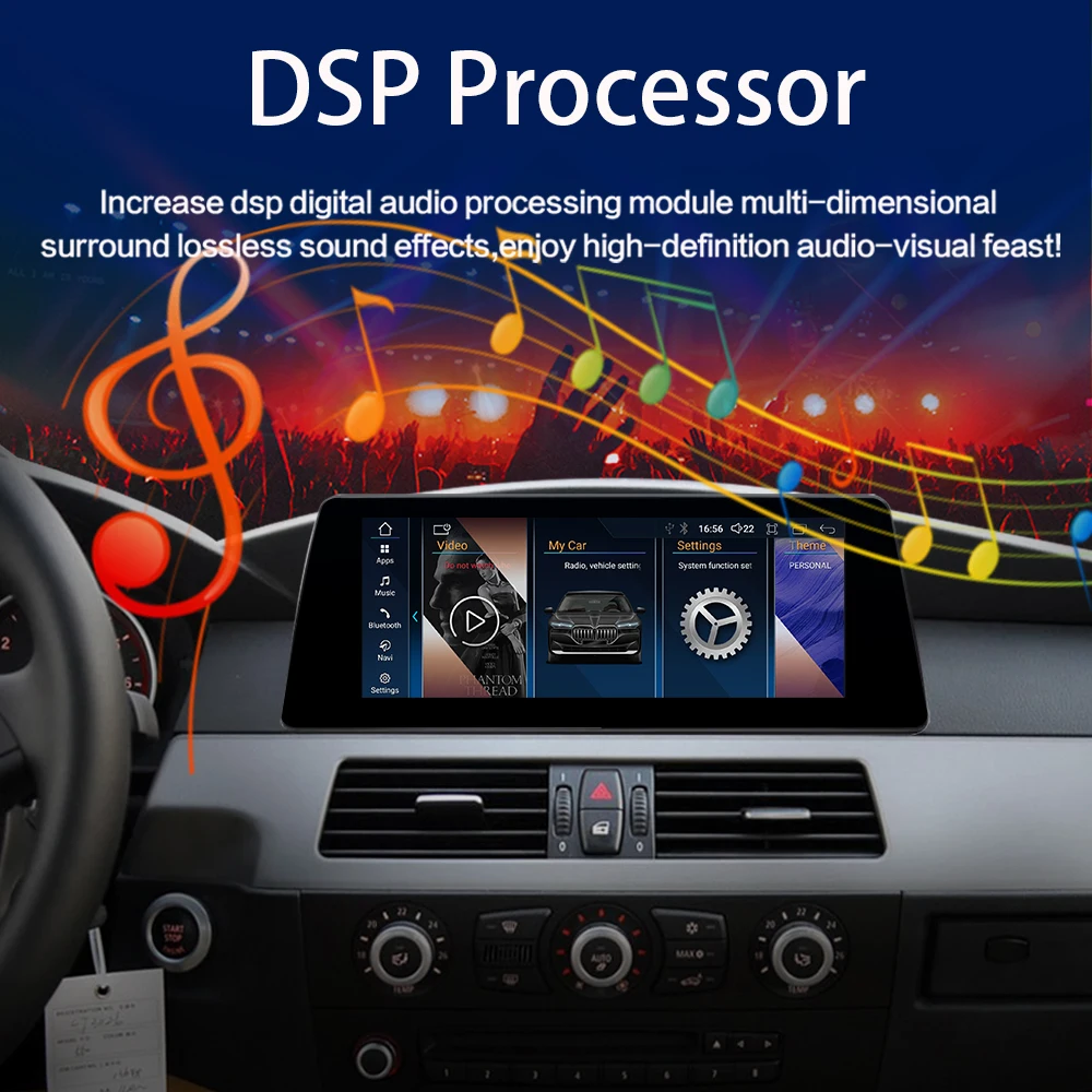 Lelv 10.25 polegadas android 14 display gps navegação estéreo do carro para 5 séries e60 e61 e62 2005-2010 carplay sem fio