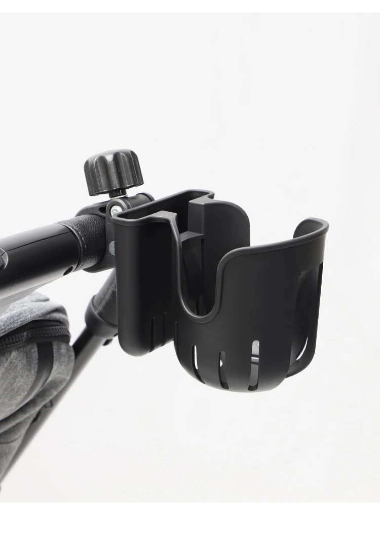 1PC Adjustable Baby Stroller Bottle Holder And Cell Phone Holder  Compatible With Most Stroller Brands ABS Material