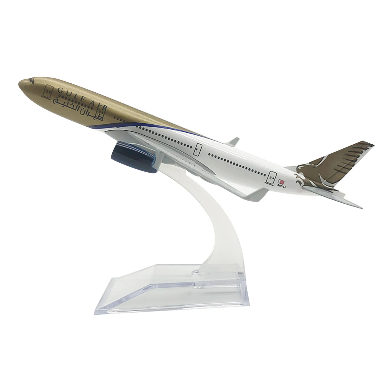 1 قطعة 16 سنتيمتر طول 1/400 مقياس GULF A330 نموذج طائرة دييكاست سبيكة نماذج طائرة اللعب تذكارية لجمع الهدايا
