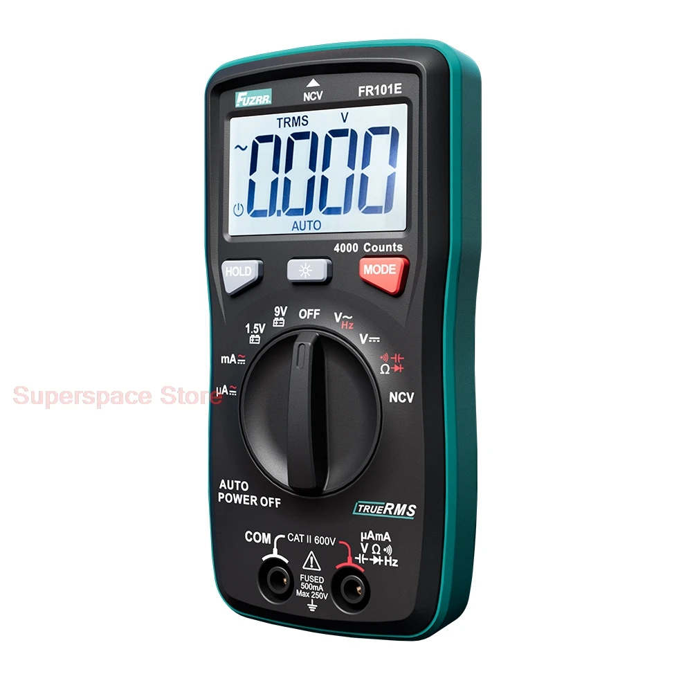 FR101 Series Smart Multimeter 2000 4000 Count Auto Tester for AC/DC Voltage Current Ammeter Data Hold Diode Voltmeter Ohm Tools