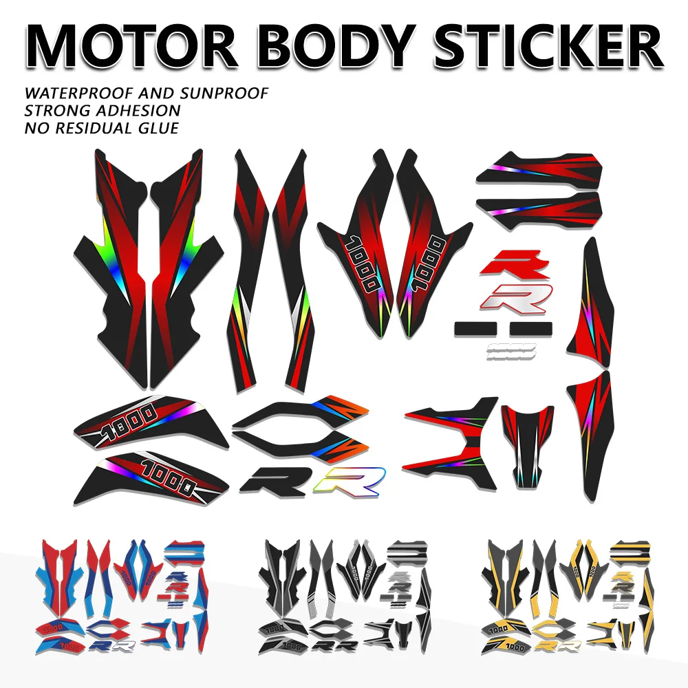 Fit For S1000RR S 1000 RR M1000RR 2019 2020 2021 2022 Motorcycle Graphics Decals Stickers Kit Protector Fuel Tank Decals