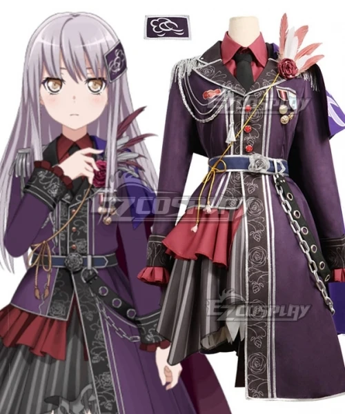 

BanG Dream ! Roselia Minato Yukina 3th Live Dress Women Halloween Party Stage Uniform Skirt Outfit Cosplay Costume E001