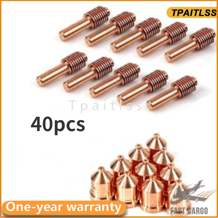 60A Electrodes Nozzles 120926 120931 for Hypertherm Powermax1000/1250/1650 40pcs