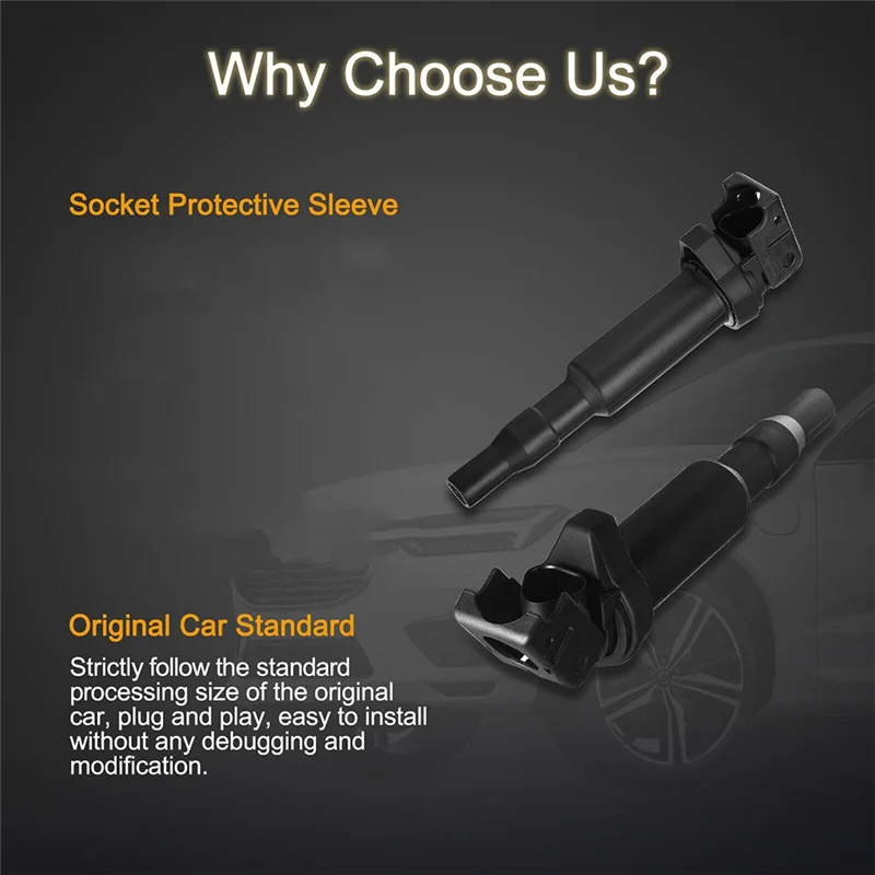 

6 шт. катушки зажигания 0221504470 12137594937 12137571643 для BMW 325I 328I 335 525 528 530 535