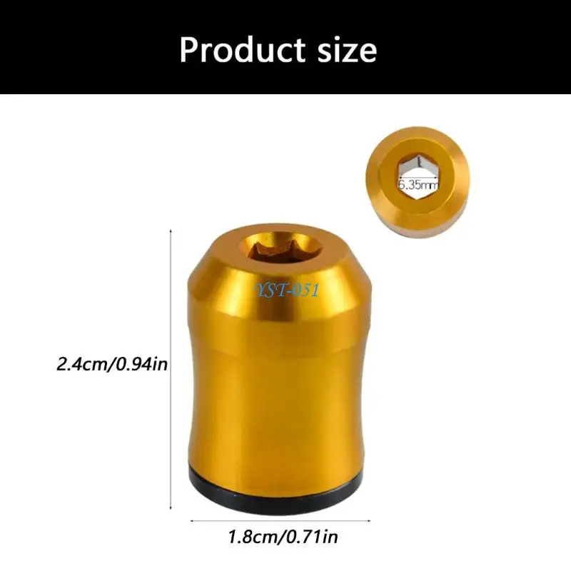 E15A 1/7Pcs Screwdriver Bit Strong Magnetizer Sleeve Powerful