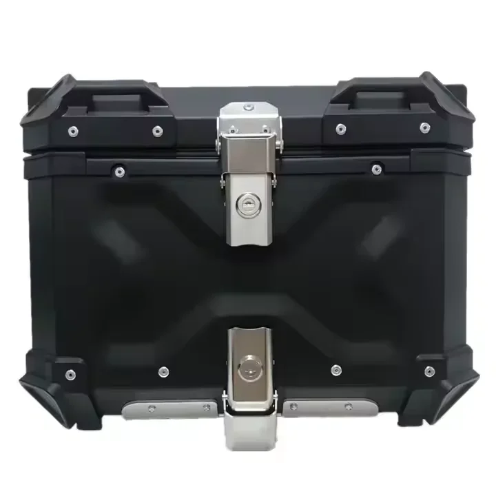 

Universal 45L Aluminum Motorcycle Tail Box New Product with Security Lock and Waterproof Top Case Trunk Universal Tailbox