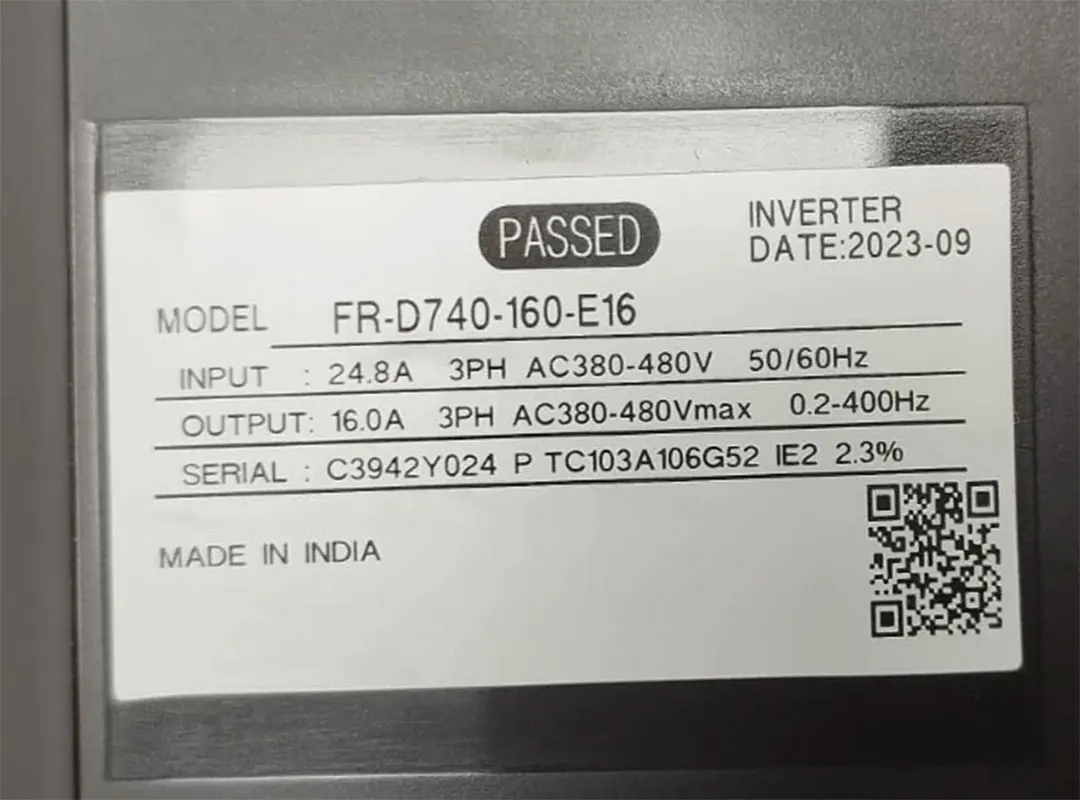 Brand New FR-D740-022-E16 FR-D740-036-E16 FR-D740-050-E16 FR-D740-080-E16 FR-D740-160-E16  Warranty One-year