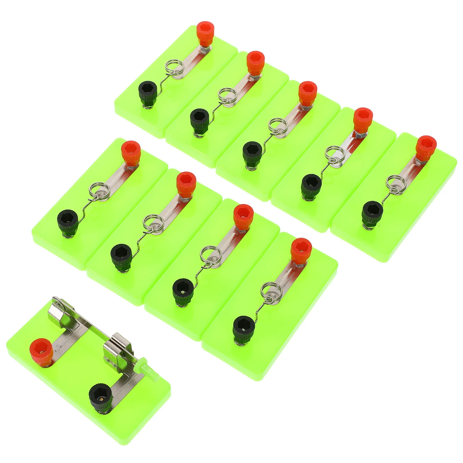 

10 Pcs Auxiliary Tool Small Screw Lamp Holder Primary School Electrical Experiment Plastic Teashing Aids
