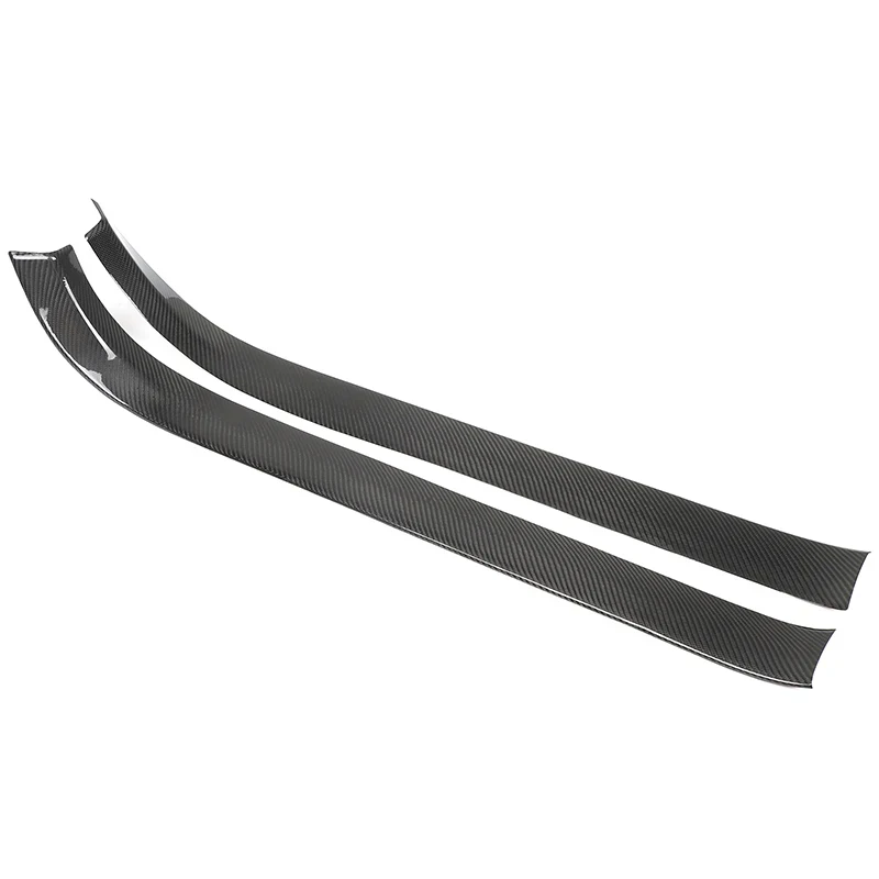 High Quality Real Carbon Fiber Door Sill Protect Plate Trim For Huracan 580 LP610 2014-2021