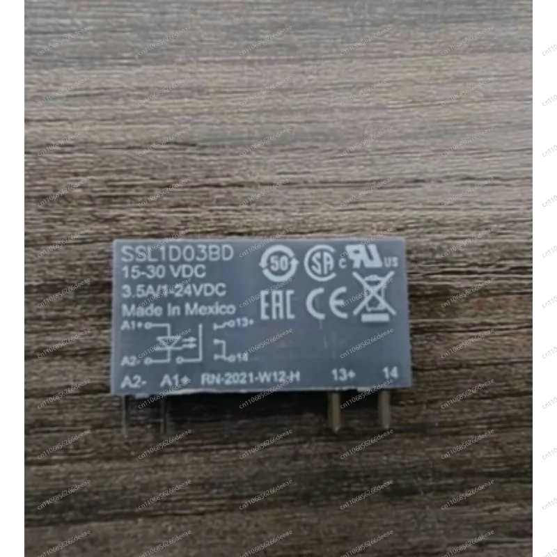 Electric SSL1D101JD Harmony Solid State Relay – 0.1A 1-48V DC, Zero Voltage Switching, 3-12V DC Input, 6mm Slim Design