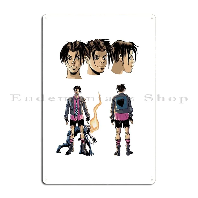 Yungblud Metal Plaque Party Cinema Wall Plaque Printing Designing Tin Sign Poster