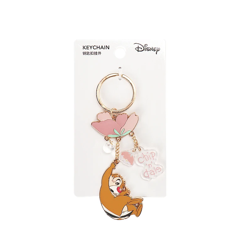 MINISO Disney Chip \'n\' Dale Key Pendant Cute Backpack Cartoon Peripheral Pendant Daily Decoration Gift for Friends and Besties