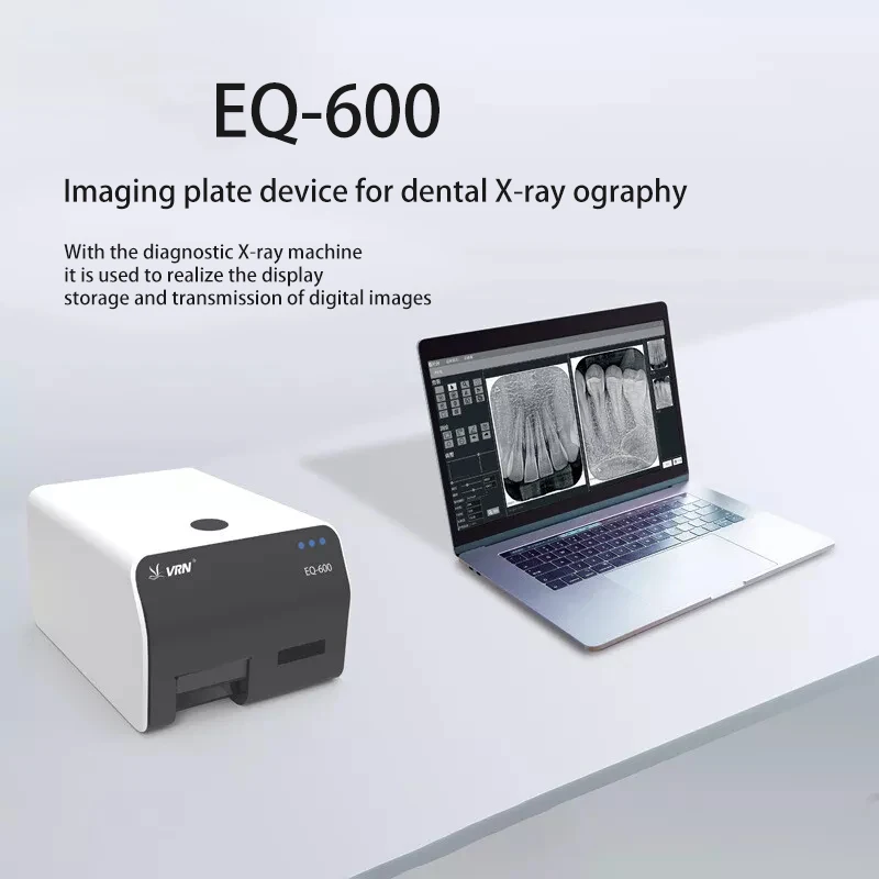 Digital Dental Film Scanner VRN EQ600 Imaging Radiography Fluorescent Plate Scanner Dental X-ray Imaging Plate Scanner