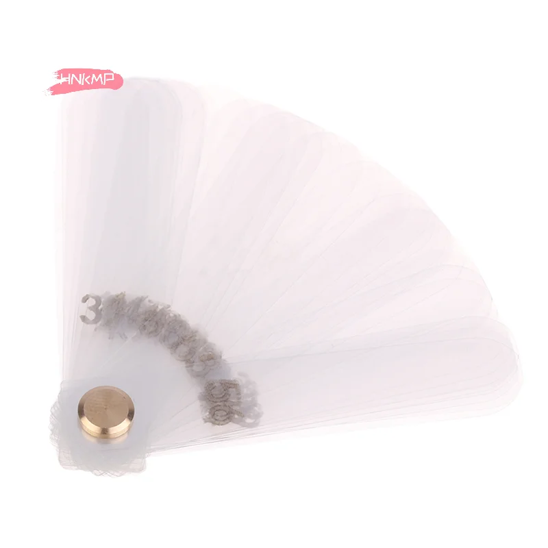 56 szt. Mierników do redukcji interproksymalnej, linijka 0,1 mm, narzędzia do pomiaru zębów, przezroczysty plastikowy zestaw do zabiegów międzyzębowych