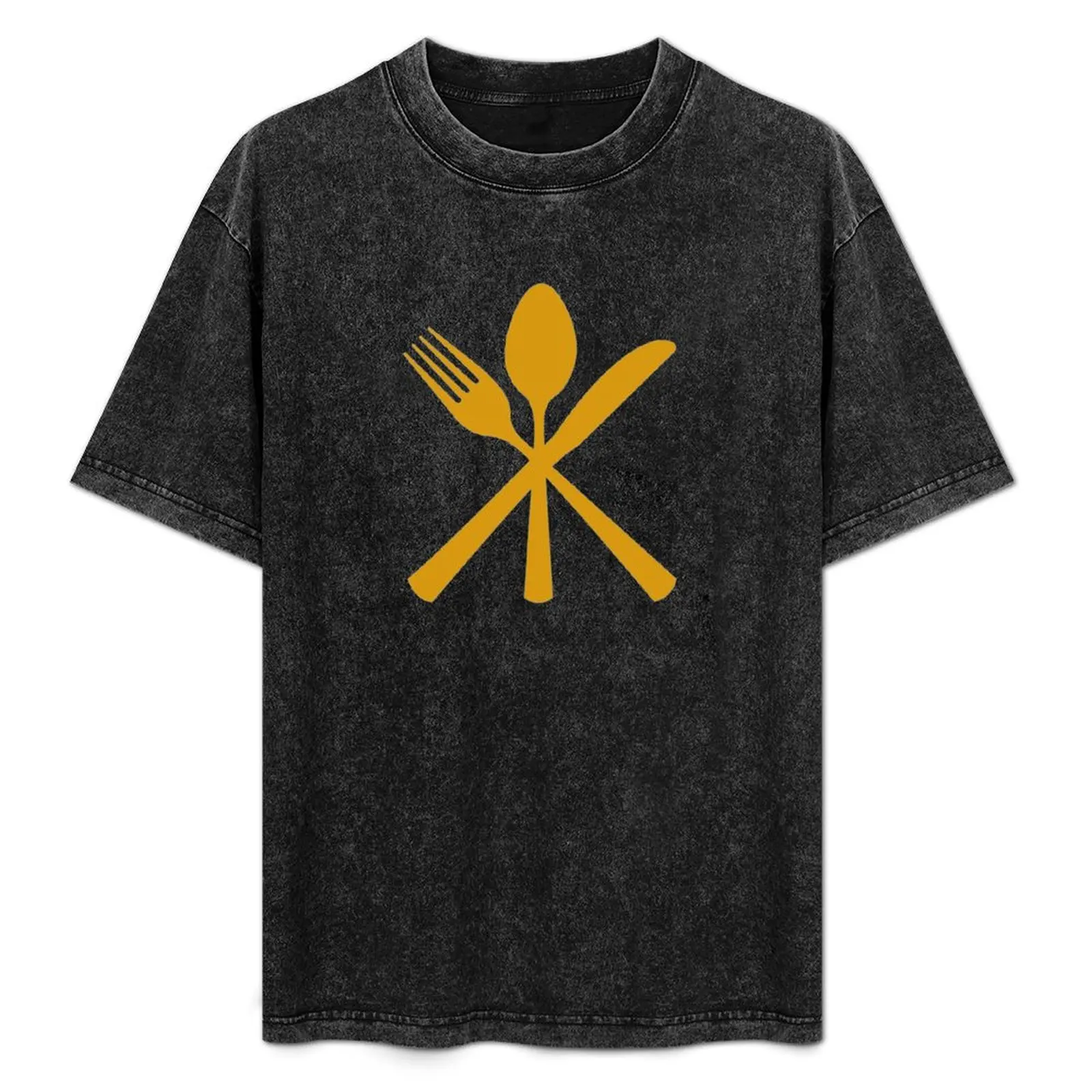 

Just Add Magic Utensils Gold T-Shirt quick-drying anime t shirts man clothes graphic tee shirt oversized t shirts for men