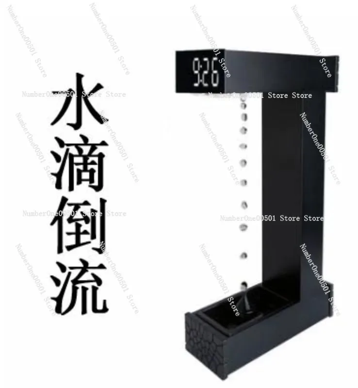 Anti Gravity Hourglass Floating Water Drop Desk Decor Office Stress Relief Creative Science