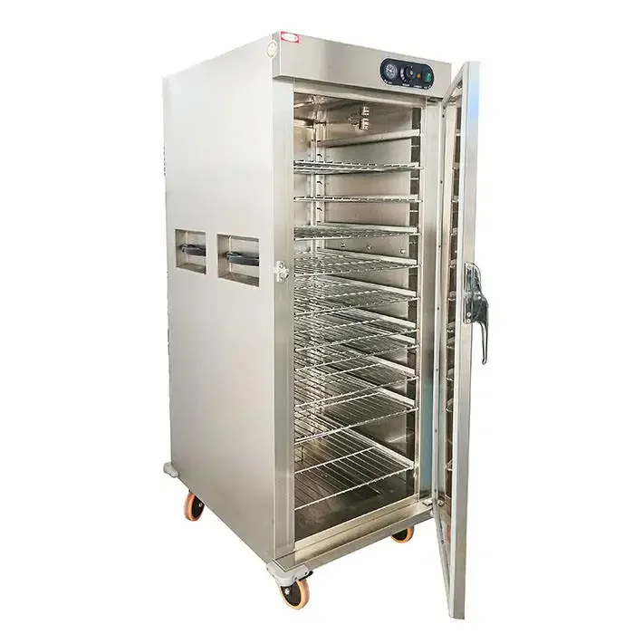 

# Commercial Electric Banquet Thermos Food Warmer Cart Pan Heated Holding Cabinet With Bumper Insulated Hot Food Cabinet