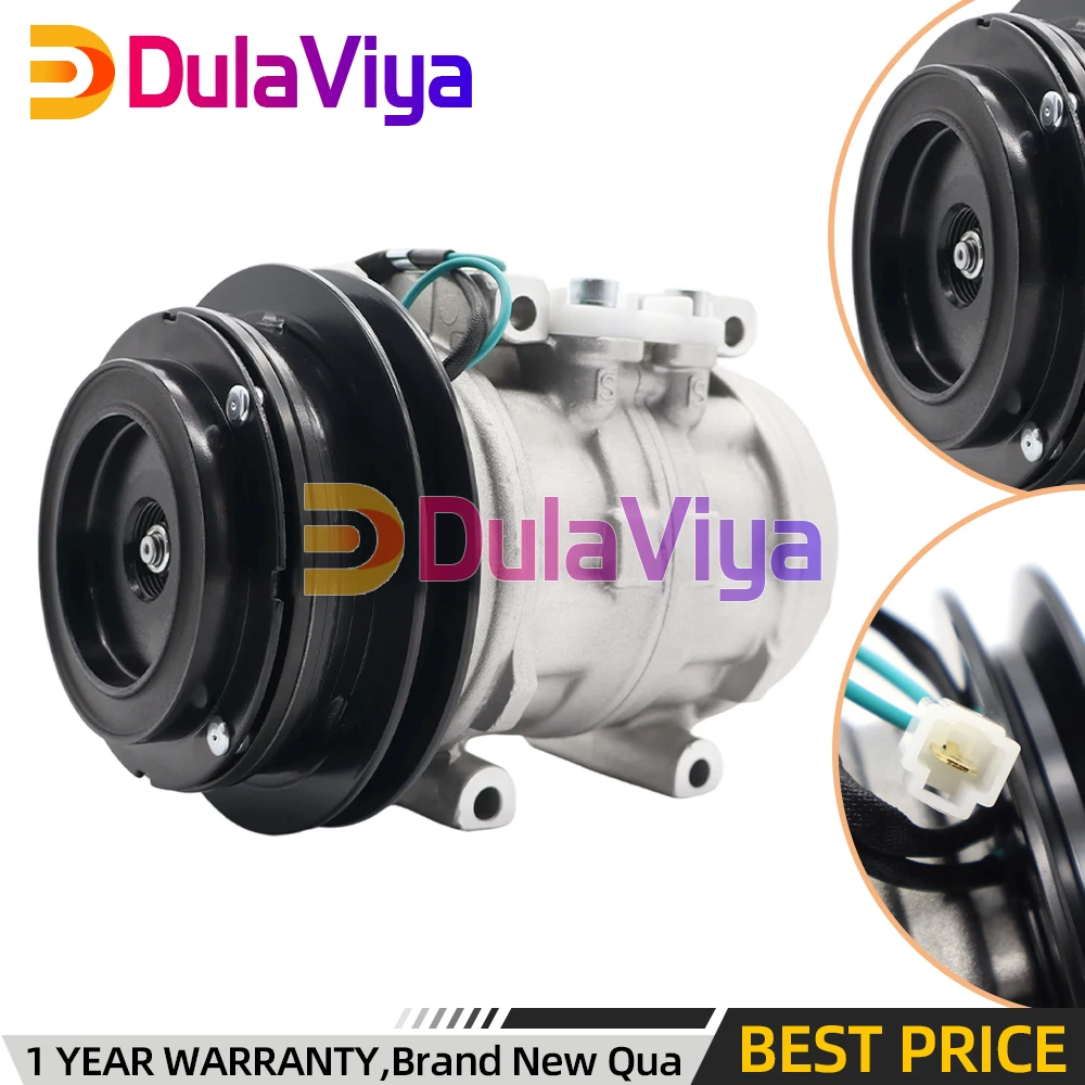 

AC A/C Air Conditioning Compressor For Toyota Hino Ranger 10P13C 447200-7152 447100-6790 447200-7150 S8831-01650-B 24V