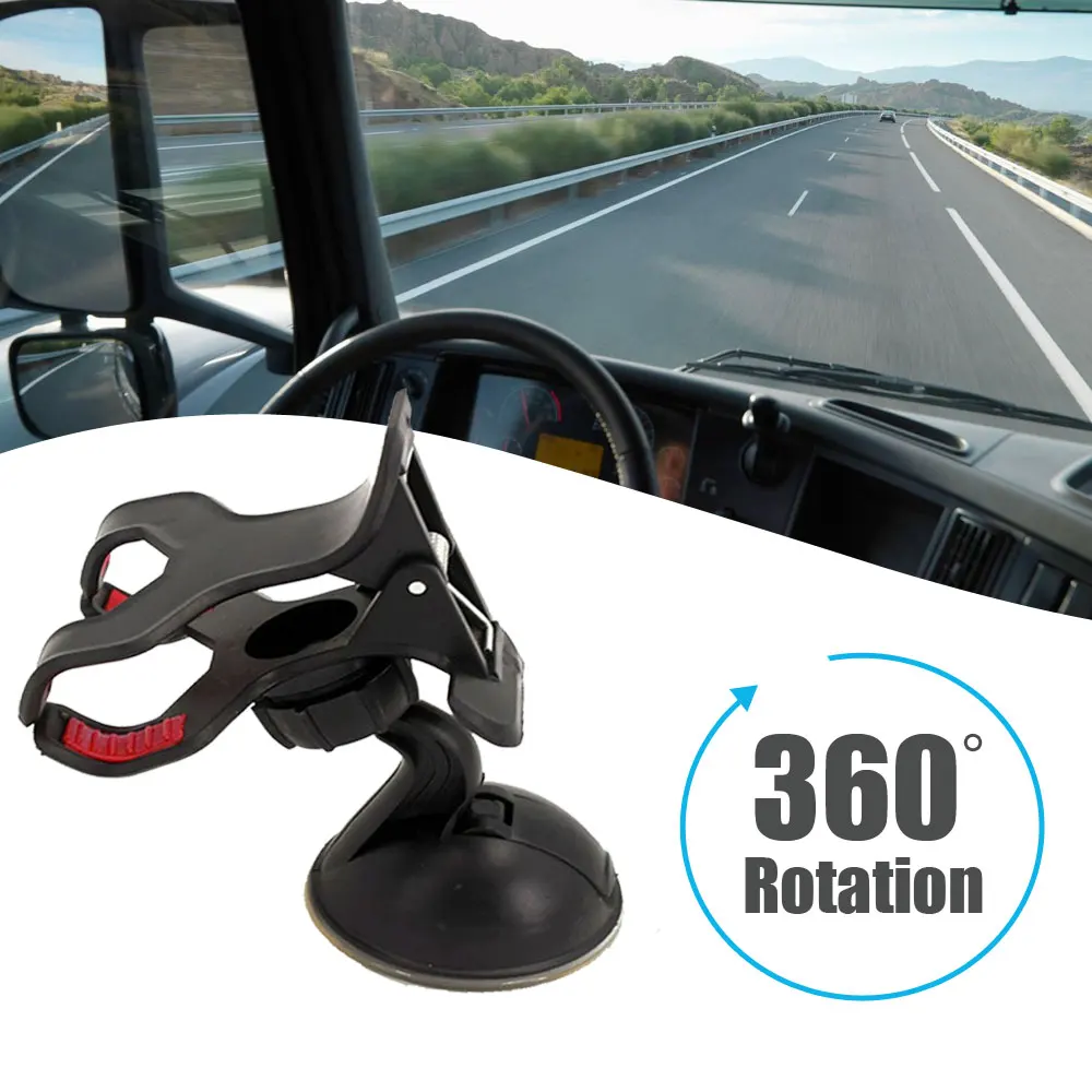 

Universal Windshield Car Phone Holder Clip Stand Mount Support 360 Rotatable Silicone Gel Pad Car Holder GPS Display Holder