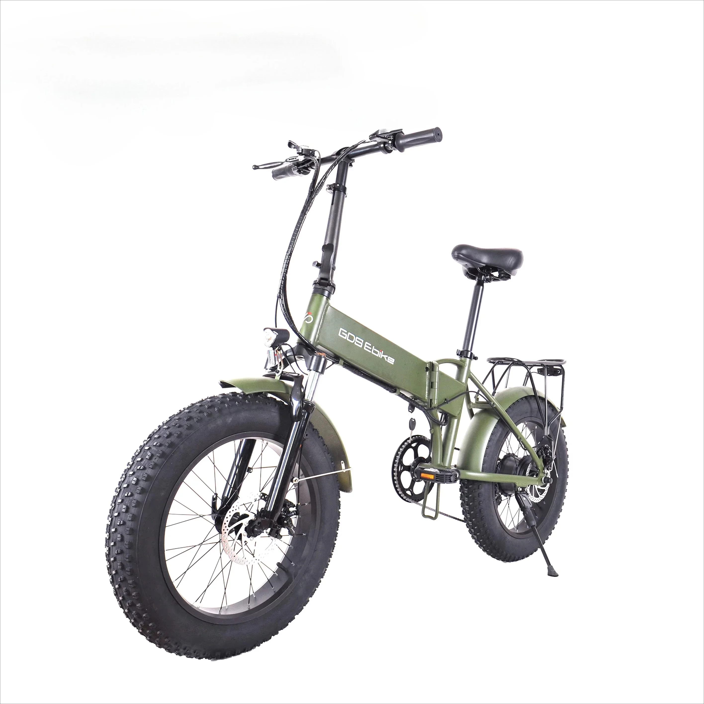 

F032 RTS MOQ 1Pcs Dropshipping Folding Bike 20 Inch Basikal Fat Tire Electric Bike Velo Bicis Cargo E Bike