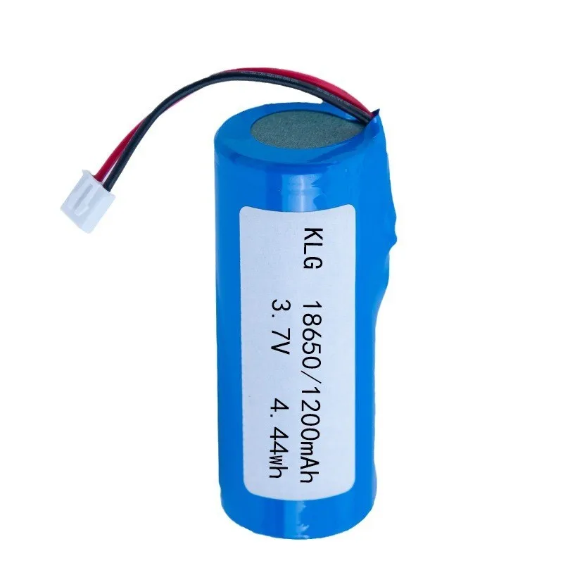 buy more will cheap Battery 3.7v18650 Electric Induction Home Charging Lithium Battery with Cable Customization 1200mAh