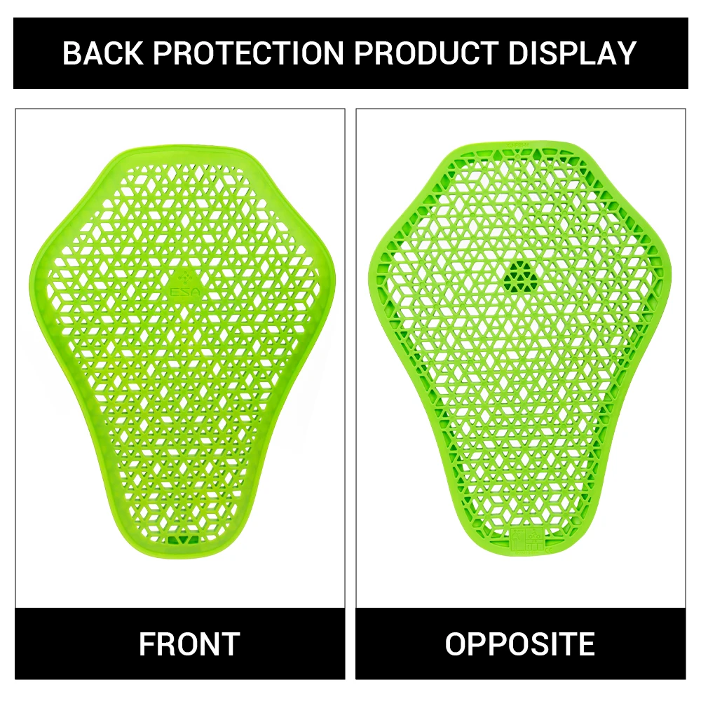 Motorcycle Back Protector Jackets Insert Back Protector Anti-Fall Motorbike Jacket Riding Protection Pads Spine Motocross Armor