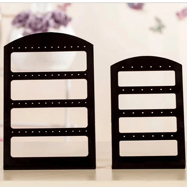 

Earring Display St Rack 24 Pairs ganizer Black 12 5x19cm Plastic Holder Gift Idea Jewellery Appliance Store Home
