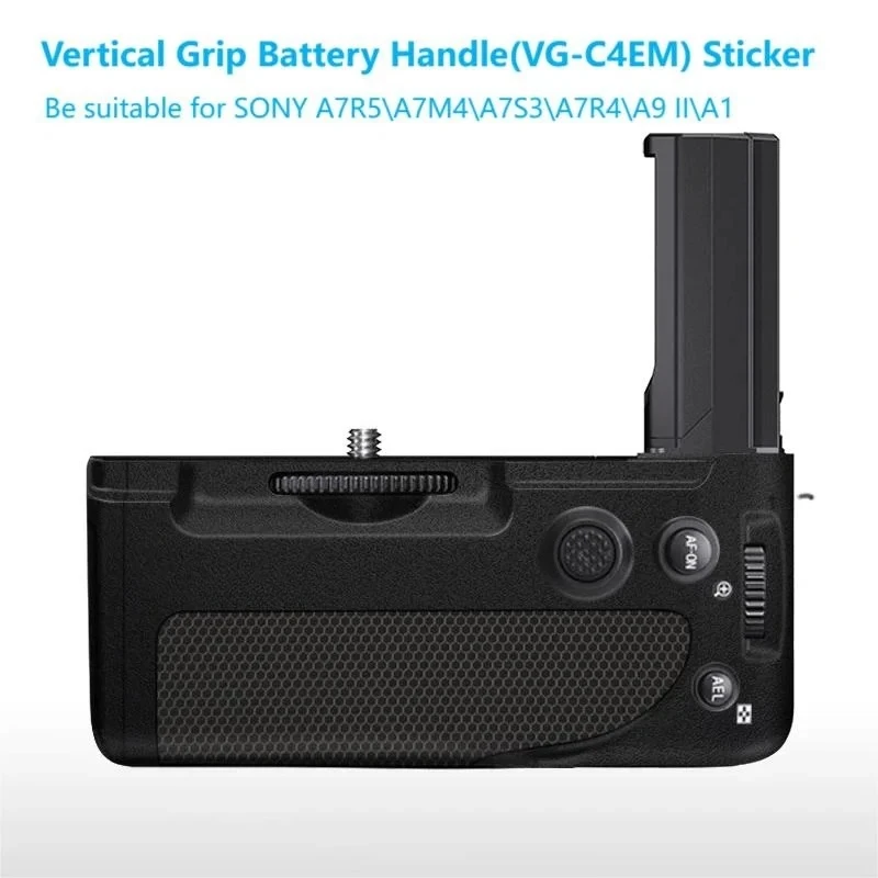 For Sony Battery Handle Sticker Decal Film Anti-Scratch Protective Skin VG-C4EM/VG-C3EM/ VG-C2EM /VG-C5