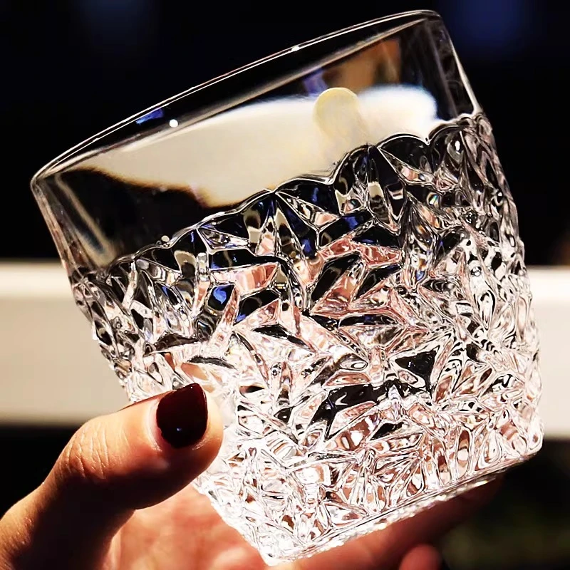 Crystal glass whiskey cup beer cup juice tea cup