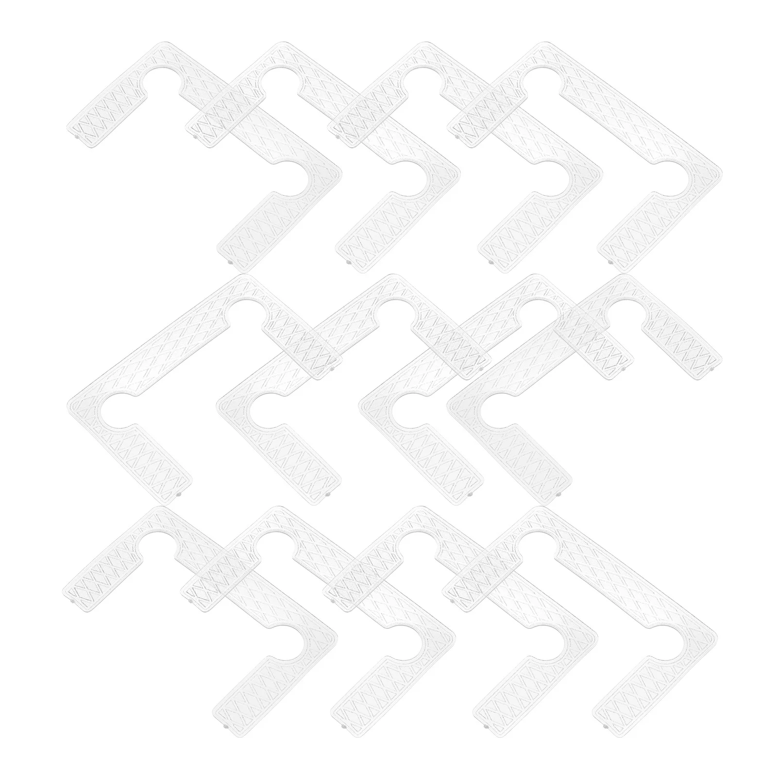 

40Pcs Bathroom Glass Door Hinge Pads Transparent Anti-Slip Shock Absorption Replacement Rubber Gasket Shower Door Accessory