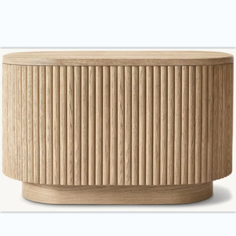 

Solid wood high-end luxury side few living room sofa desk can hold notebook