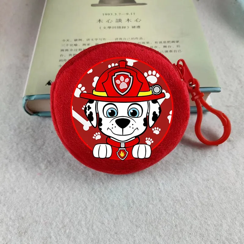 Paw Patrol Runde Münzbörse Anime Marshall Chase Skye Geldbörse Niedliche Reißverschluss-Geldbörsen Tragbare Aufbewahrungstasche Jungen Mädchen Geburtstagsgeschenk – Detail 4