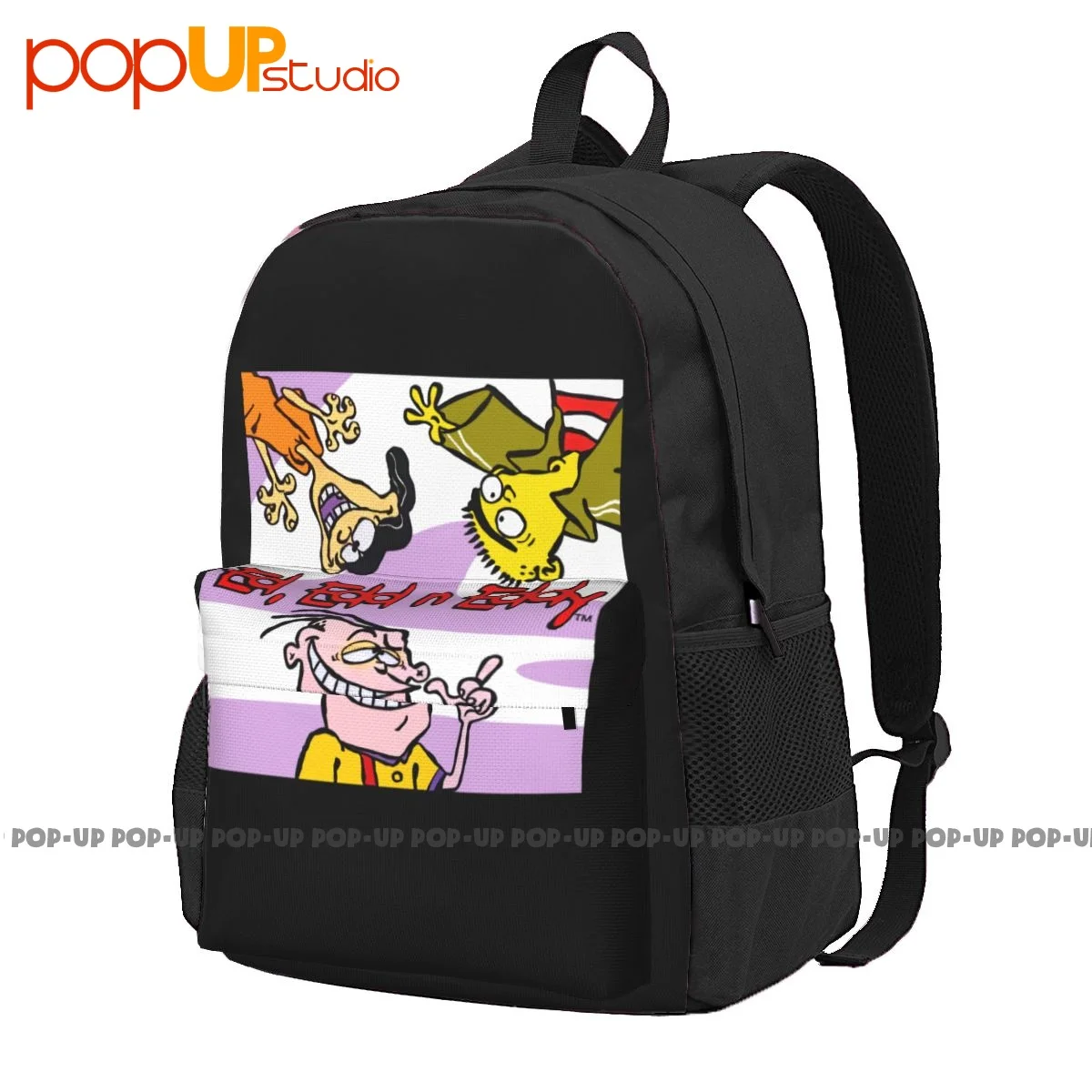 Ed Edd N Eddy Cartoon Large Capacity Backpack Vintage Swimming Gym Tote Bag Riding Backpack