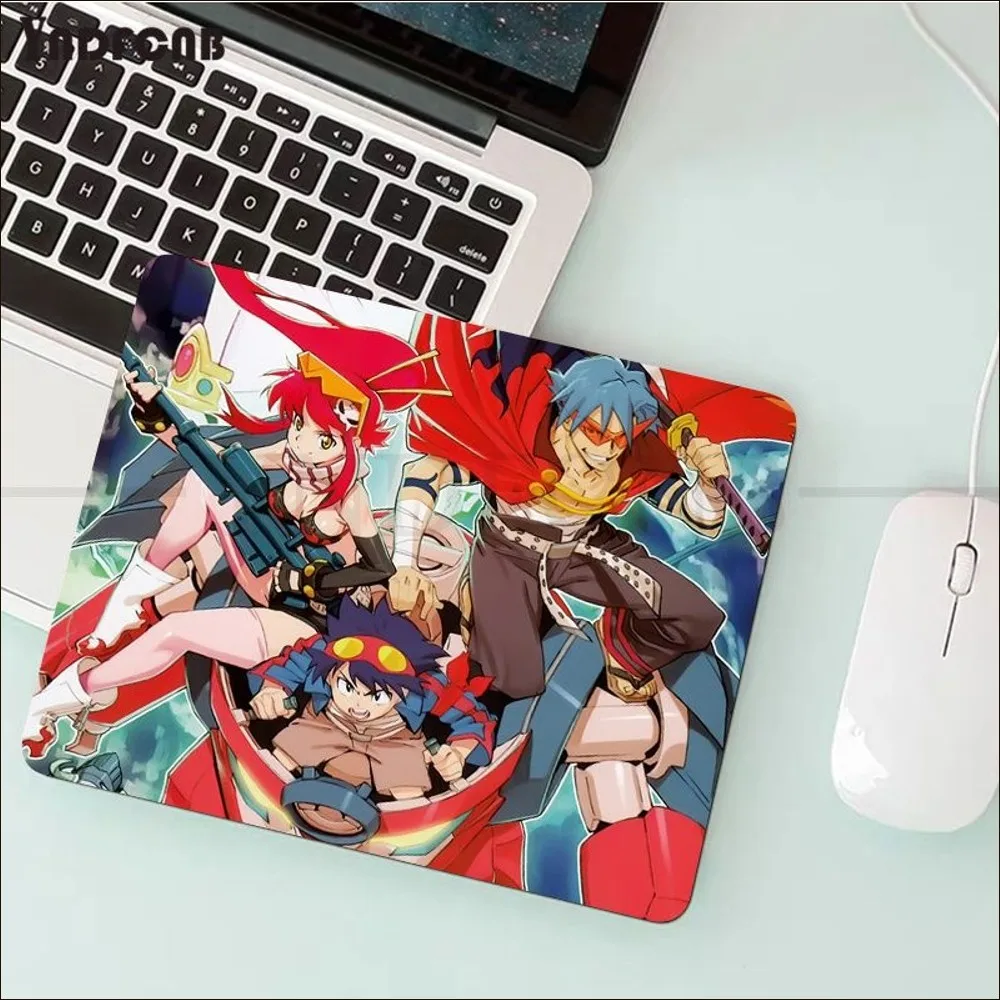 Gurren Lagann Mousepad New Rubber Mouse Durable Desktop Mousepad Size for Game Keyboard Pad for Gamer