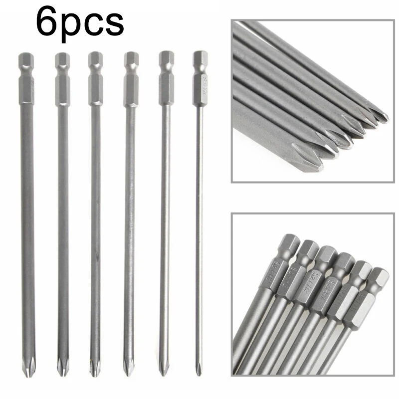 6PCS 1/4Inch Hex Sh…