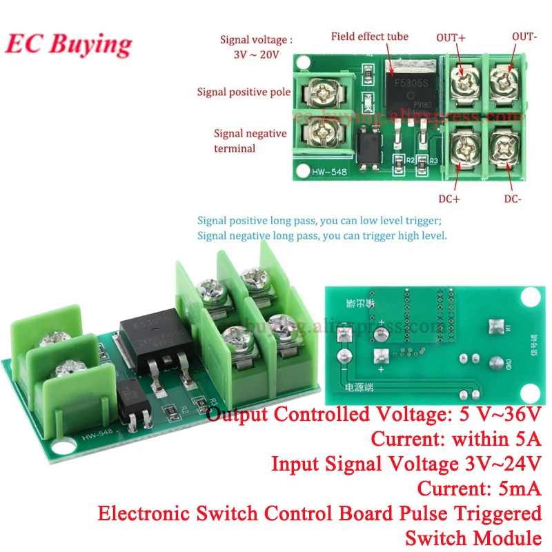1-10Pcs Dc 5V-36V E…