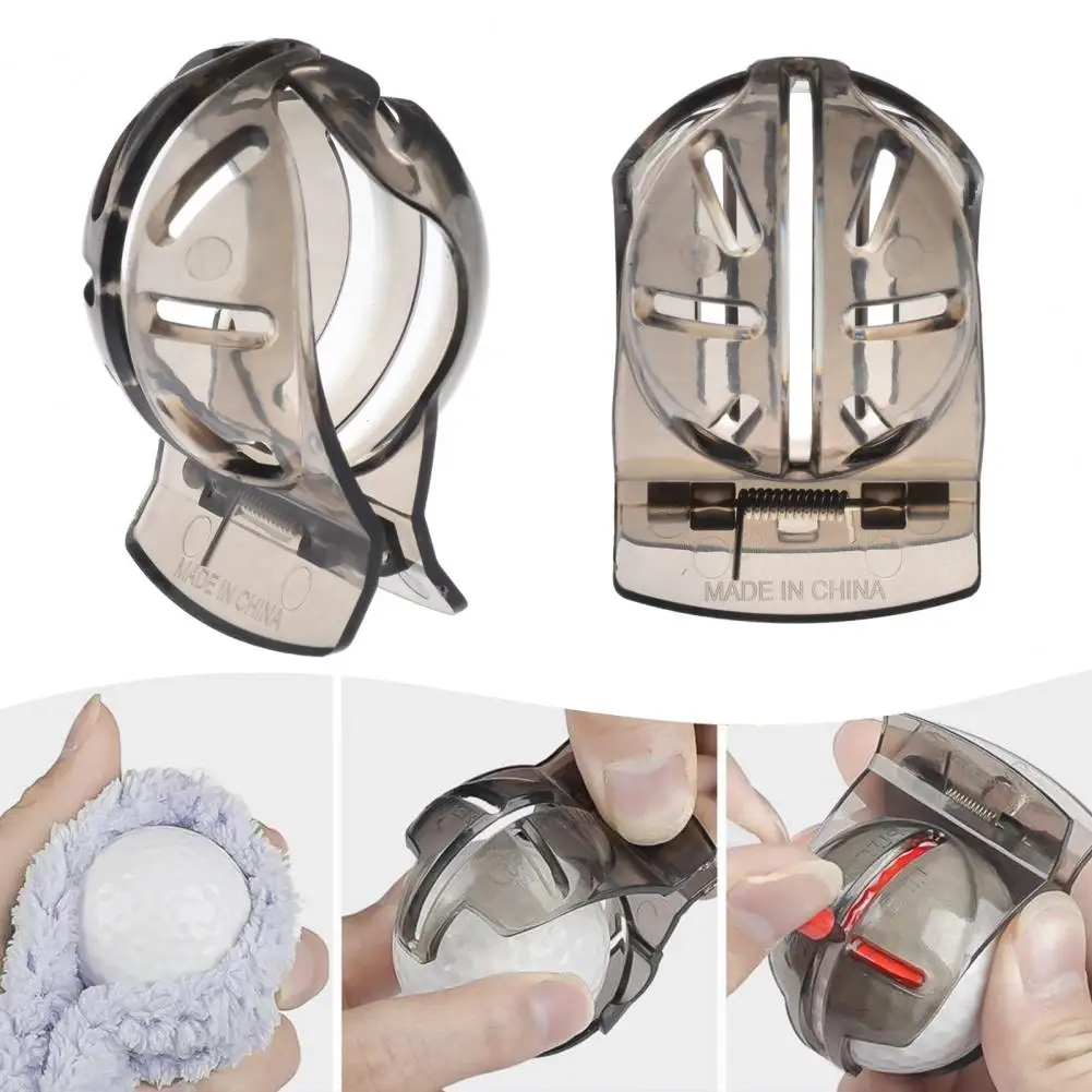 

Golf Ball Liner Clip Triple Line Drawing Marker Stencil Portable Golf Ball Putting Alignment Marking Tool Golf Accessories
