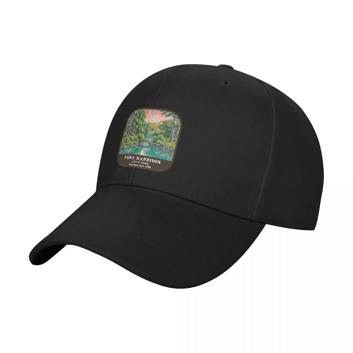 Fashion Vintage Fort Harrison State Park (Indiana State Park) baseball cap Students Luxury Woman Cap