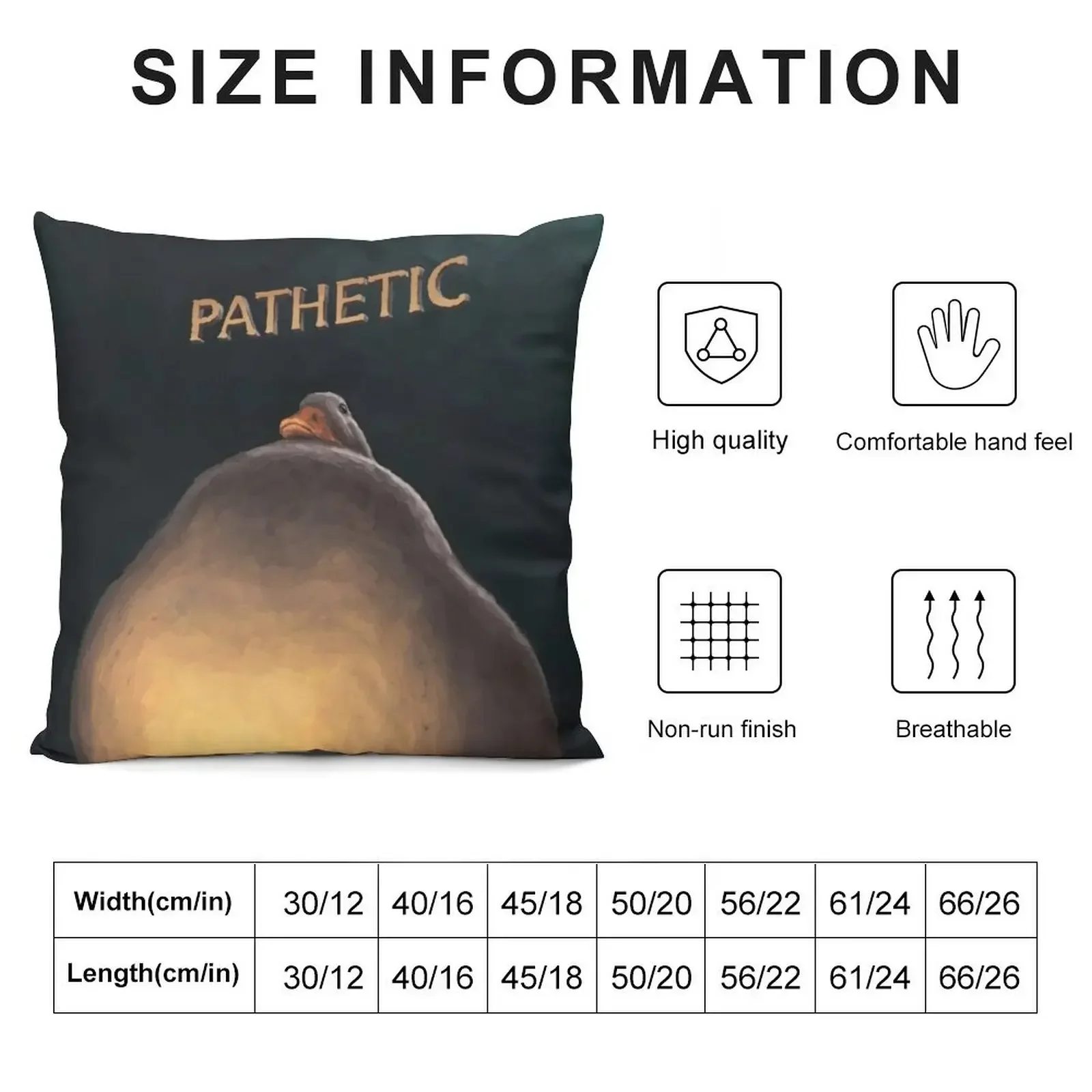 duck pathetic Throw Pillow Decorative pillow case Sofa Decorative Covers Christmas Throw Pillows Covers Plaid Sofa pillow