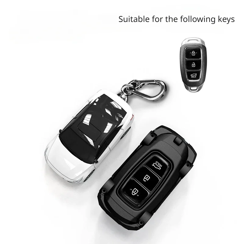 For Hyundai Elantra key pack car model cover protective shell key case change buckle personalised car model keychain accessories