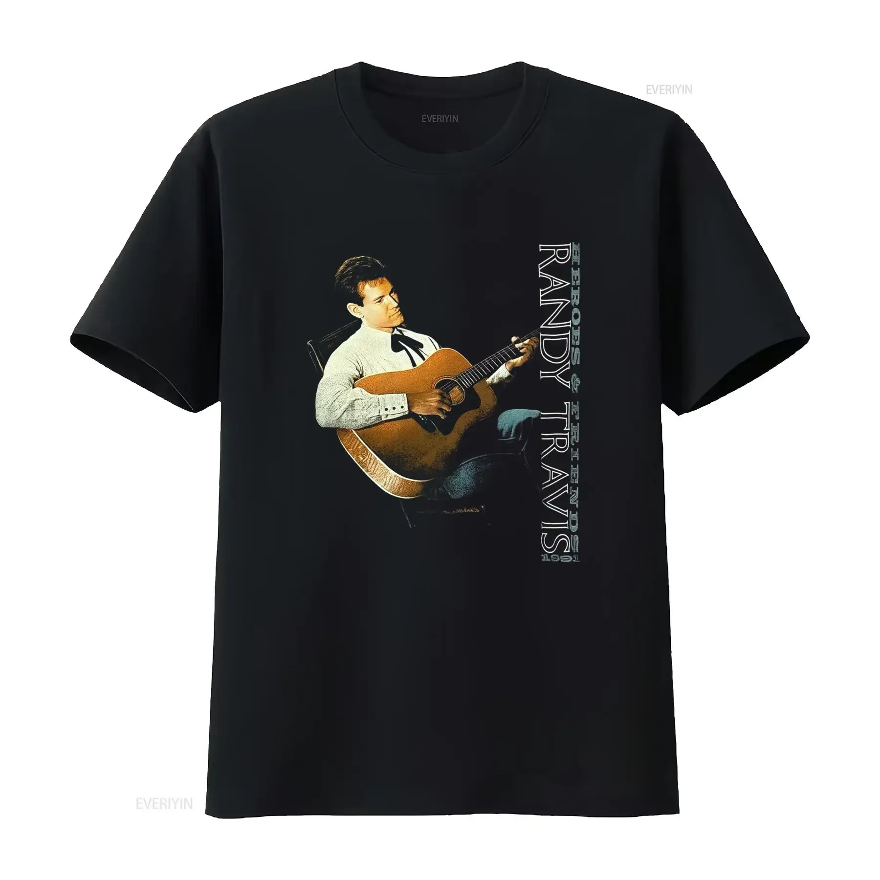 Vintage 90s Randy Travis Heroes And Friends Country Music Band T Shirt XL vintage Washed Stylish Breathable streetwear