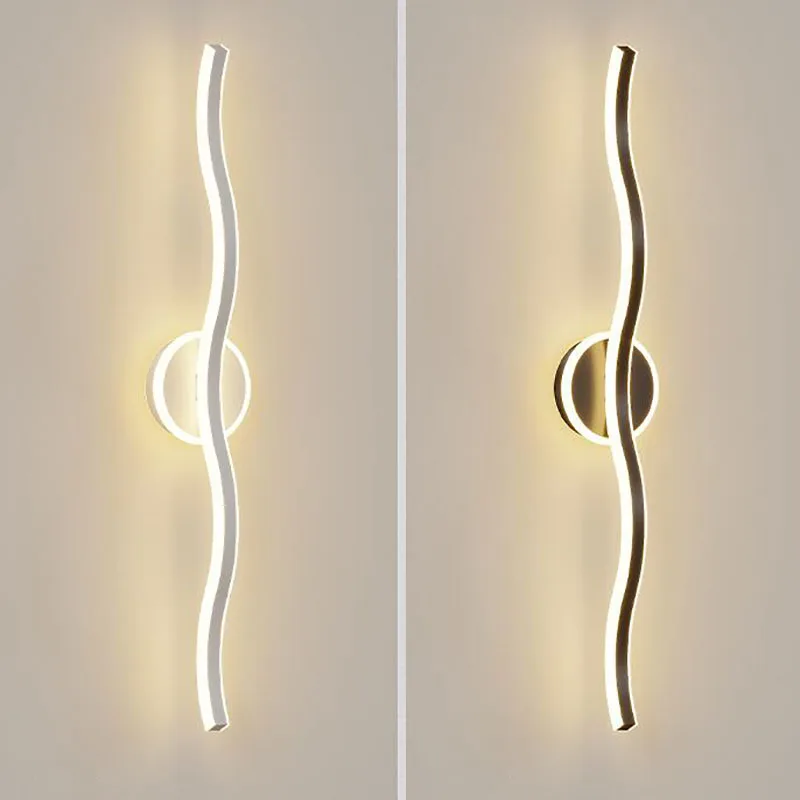 

Led Wall Lamp Long Wall Light Decor For Home Bedroom Living Room Surface mounted Sofa background Wall Sconce Lighting Fixture