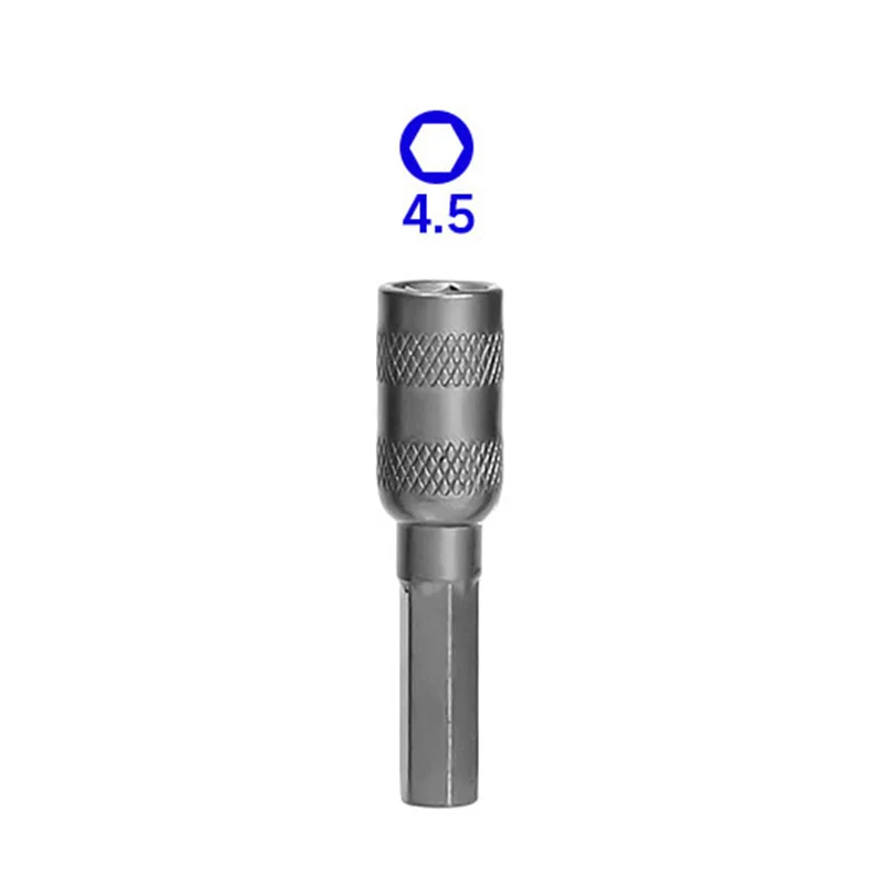 2.5mm 3mm 3.5mm 4mm 4.5mm 5mm 5.5mm 6 Points Hex Socket  H4 Hexagon Shank Nut Driver Part for Car Repairing