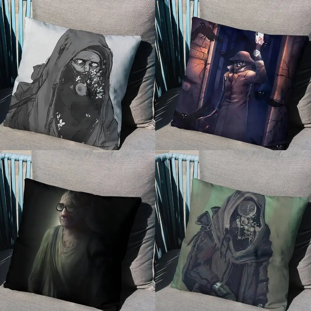 

game D-Darkwood Pillow Case Sofa Living Room Bedroom Headboard Backrest Cushion Square Cushion Nap Time