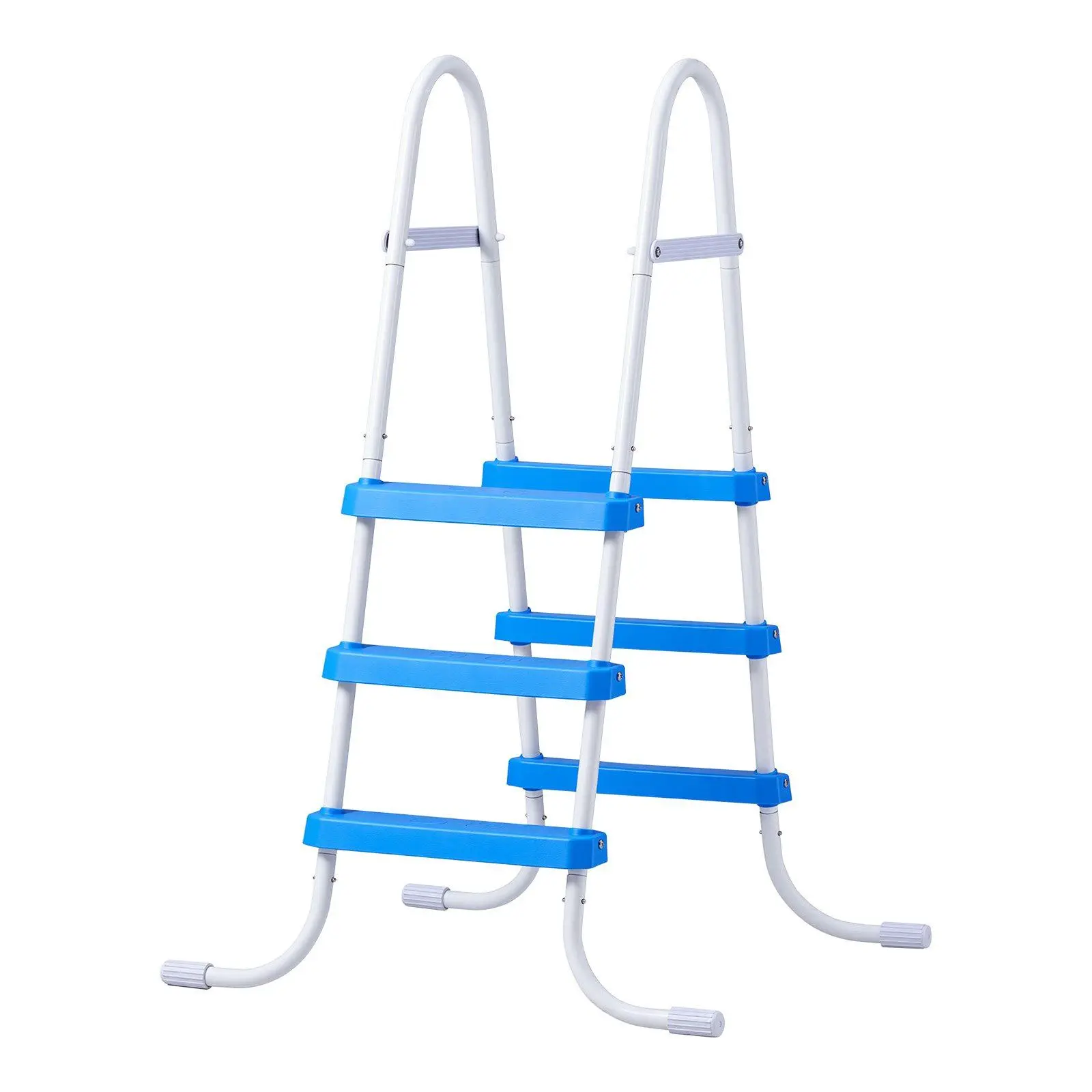 

Above Ground Pool Ladder, 3-Step Steel A-Frame Swimming Pool Stairs for 36 in High Wall, 300 lbs Capacity Entry/Exit Steps with