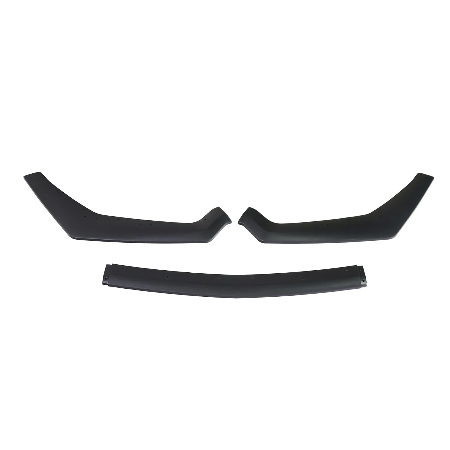 LAICY GT Style Front Bumper Lip Body Kit Splitter Spoiler Black For Mustang 2018-20 Anti Scratch Diffuser Lip Trim Air Dam