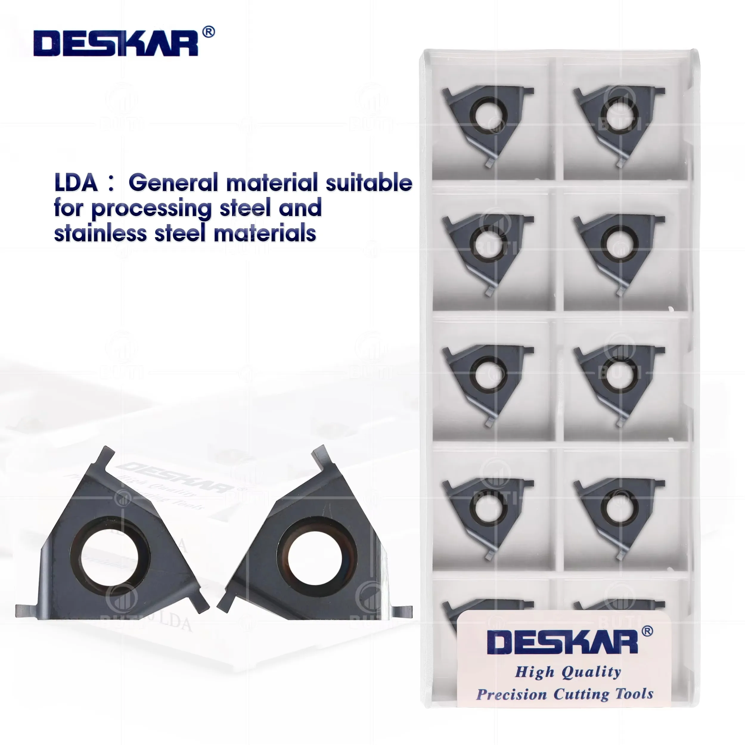 DESKAR 100% P.M.K 용 16ER/IL 16IR EL 0.7 -1.0 1.1 1.2 1.3 1.5 1.6 1.7 1.8 1.9 2.0 LDA CNC 카바이드 그루빙 선반 블레이드