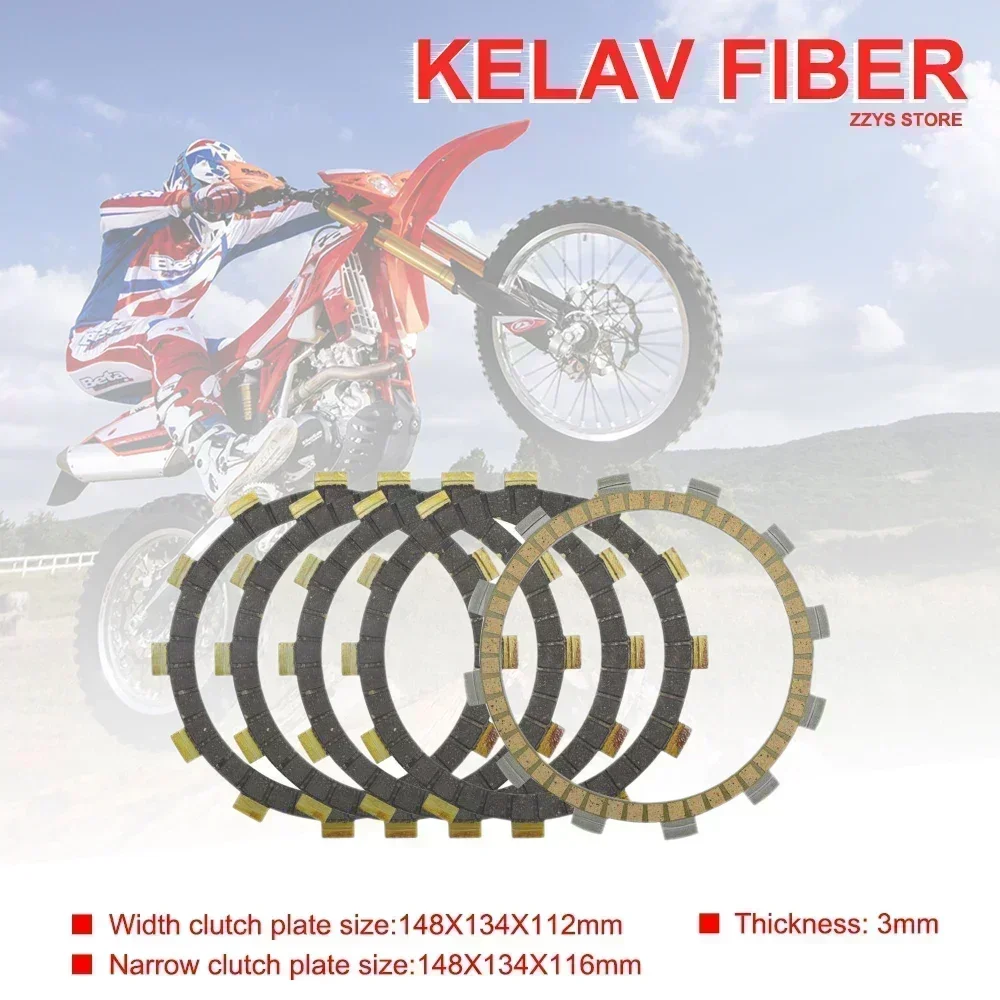 

Motorcycle Accessories Friction Clutch Plate For YAMAHA RD250 MX250 RD350A 74 RD350B 75 RD400F 79 RD400 RD350 MX RD 250 350 400